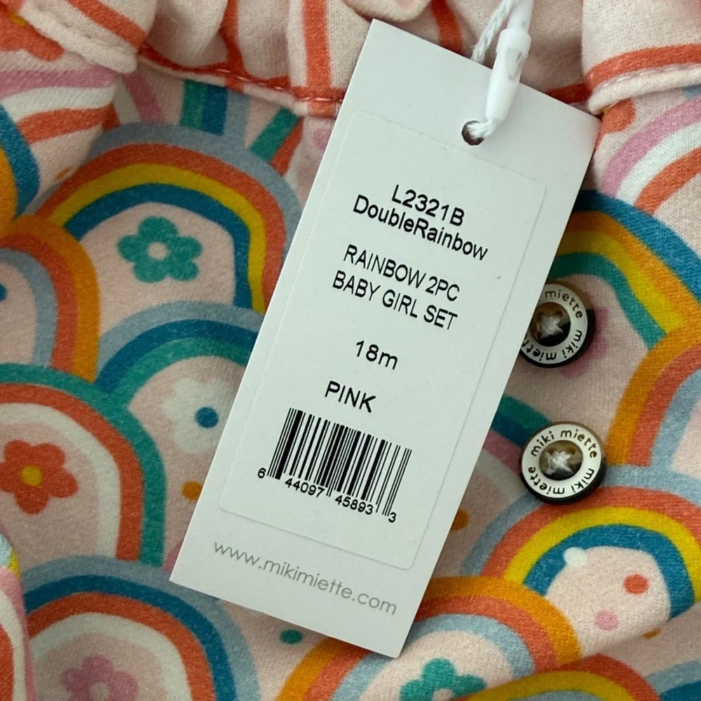 Colorful Rainbow Baby Diaper Cover